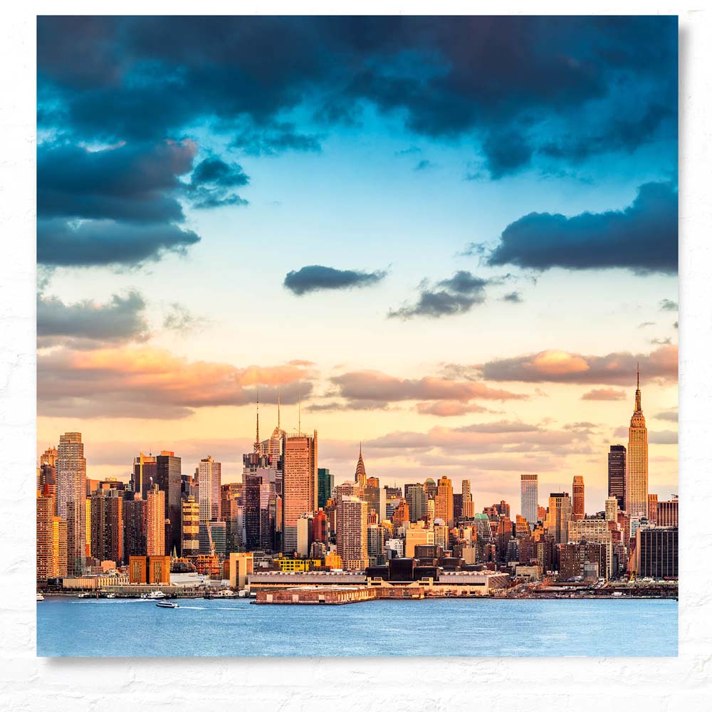 WandPoster Skyline Panorama von New York, 50x50cm