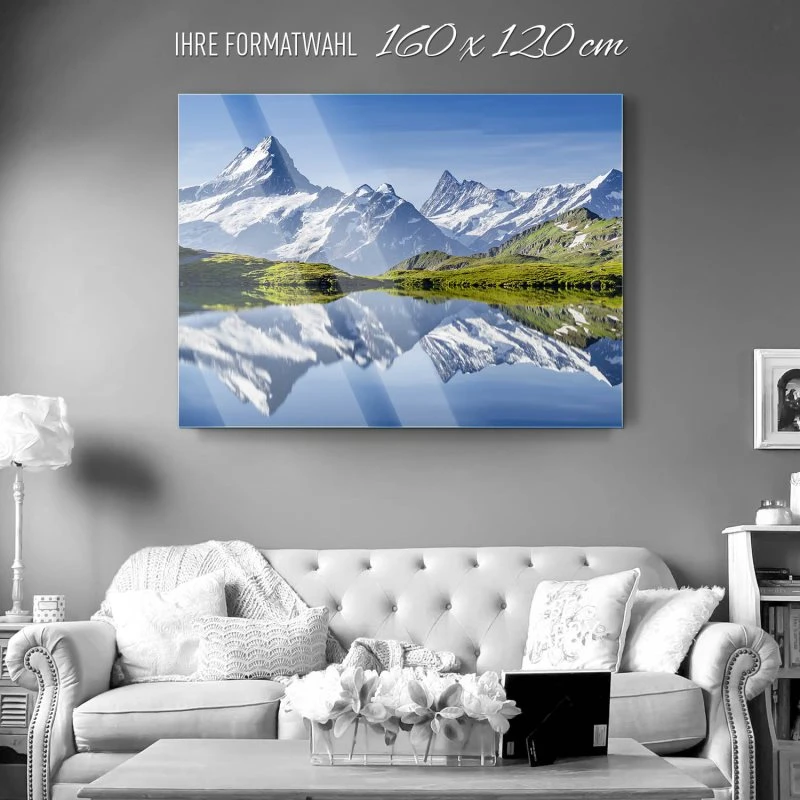 Berge & Gebirge Bachalpsee Schweiz als Acrylglasverbund Bild 160x120cm