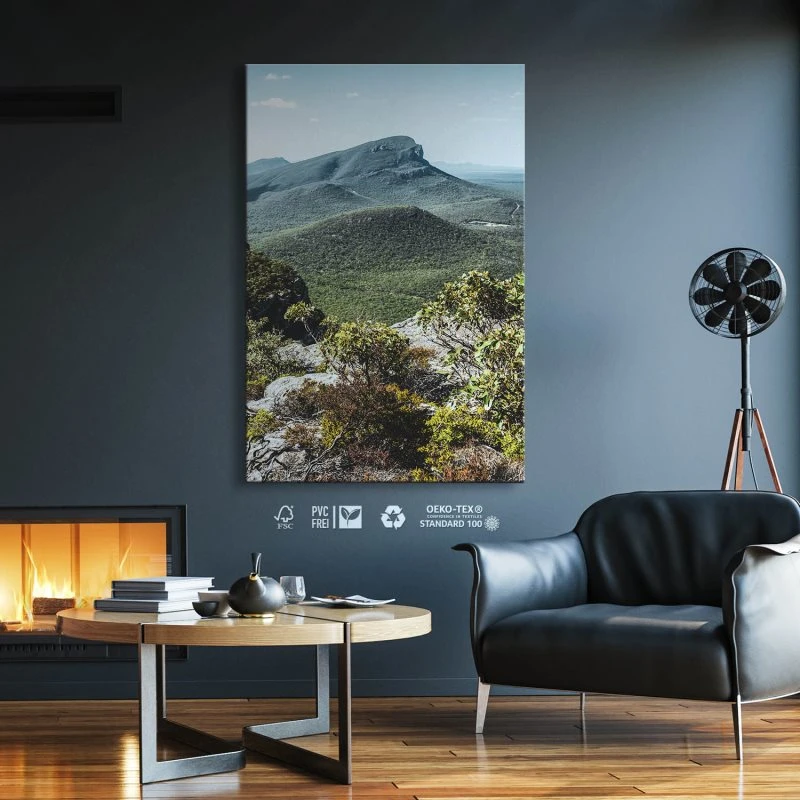 Leinwandbild Hochformat XXL 100x150cm, Berge & Gebirge Mount Abrupt Australien