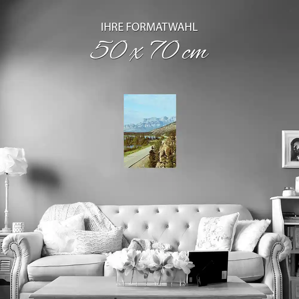 Poster 50x70cm Trans Canada Highway Flüsse & Seen