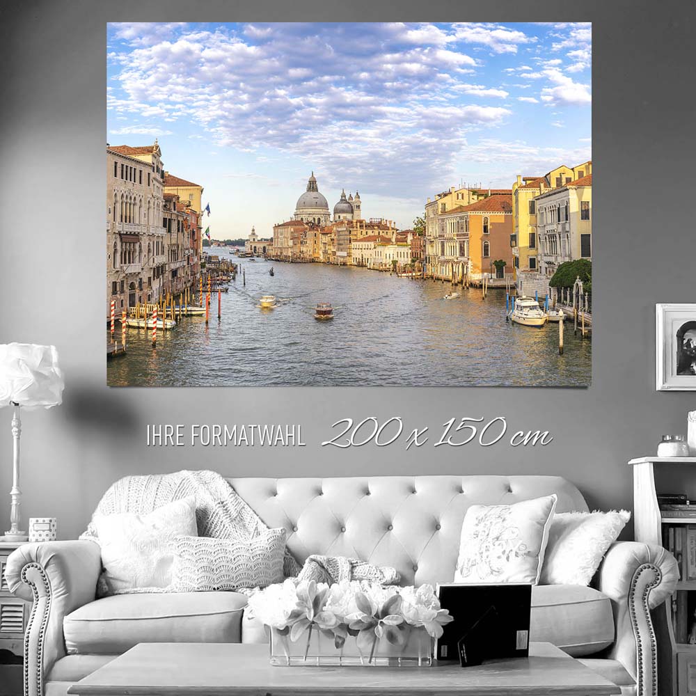 XXL Poster 200x150cm Skyline Canal Grande in Venedig