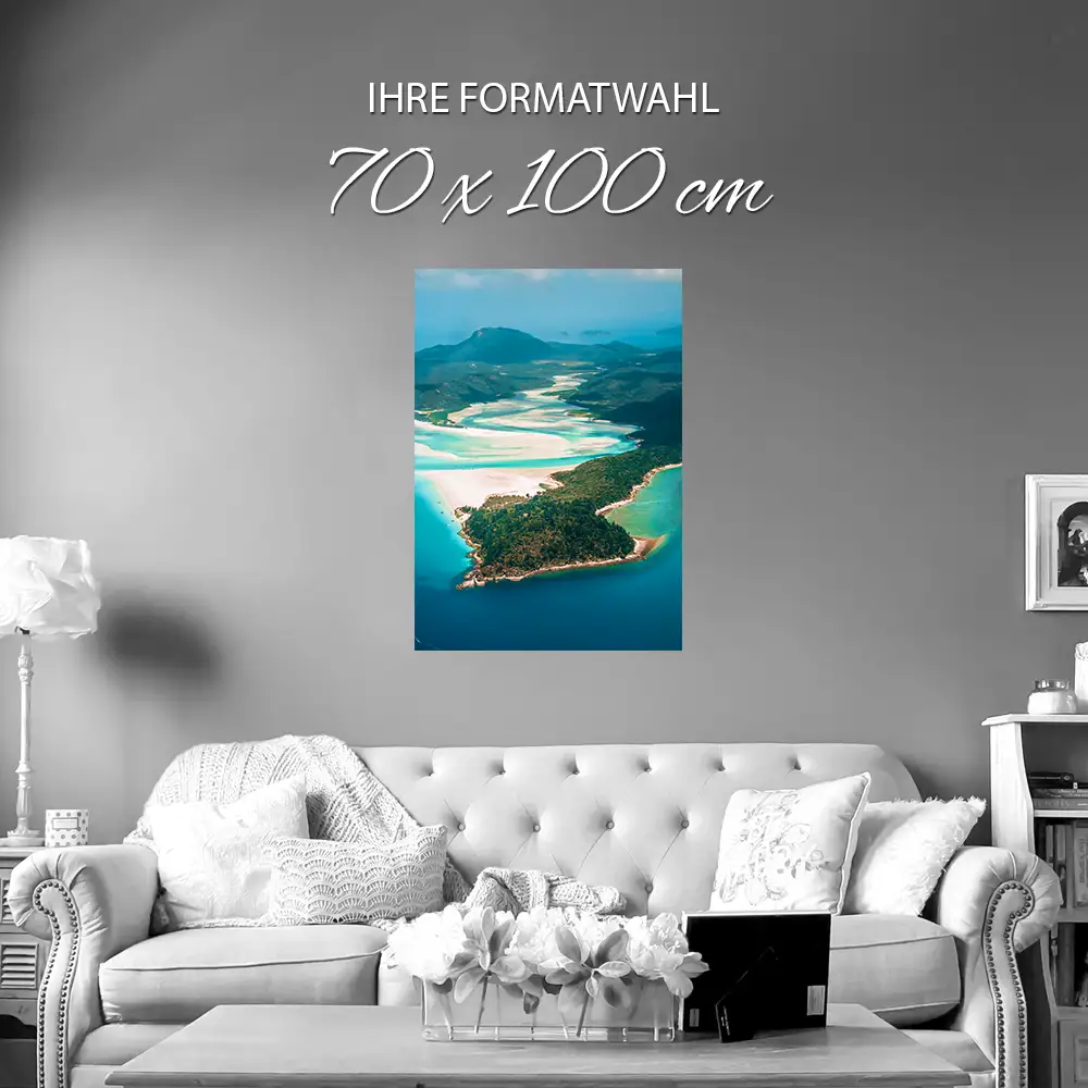 Poster Panorama Australien Strand & Meer, 70x100cm groß