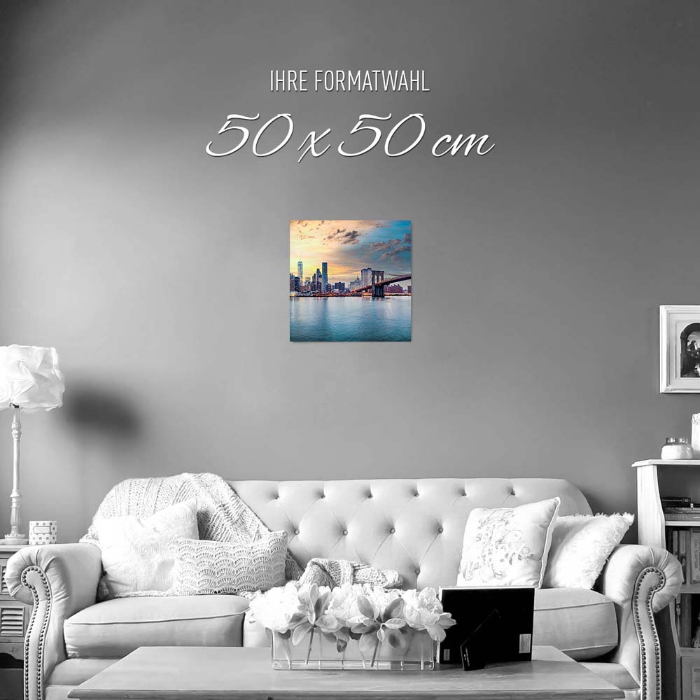 Poster 50x50cm New York City Skyline