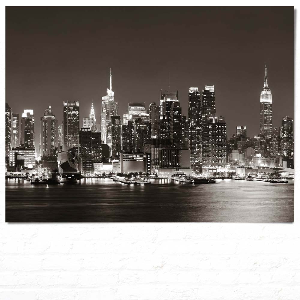 Poster New York City Skyline, 100x75cm groß