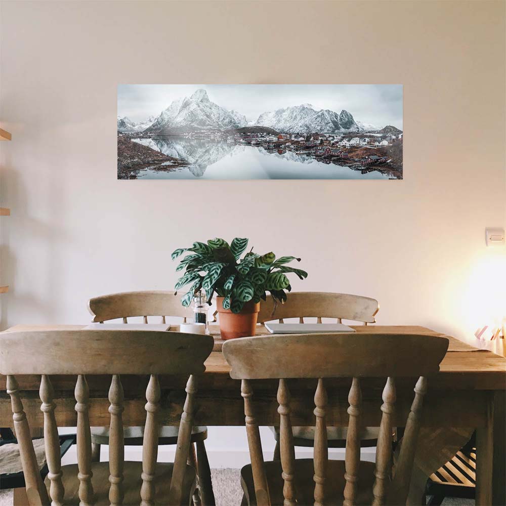 WandPoster Berge & Meer Lofoten Norwegen, 50x50cm