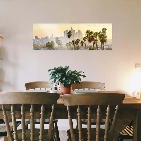 WandPoster Skyline Los Angeles Palmen, 50x50cm