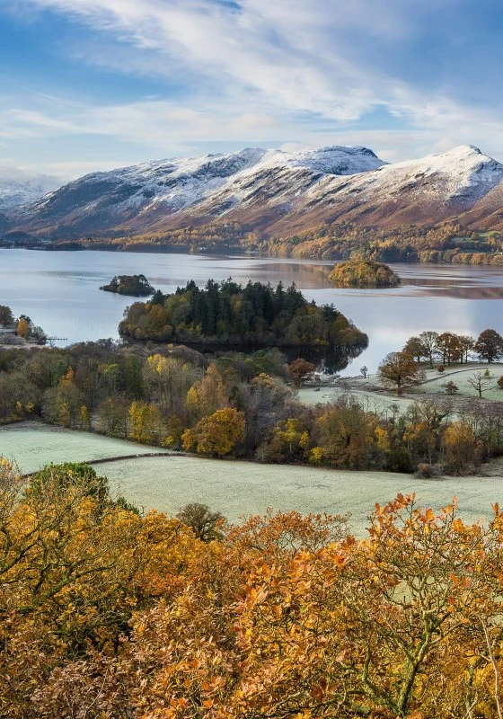 Poster Derwent Water England Berge & Gebirge, 70x100cm groß