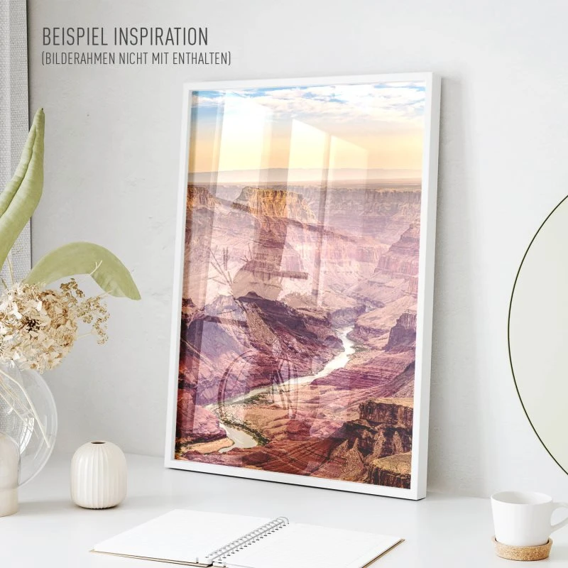 Poster 40x60cm im Hochformat, Grand Canyon USA Berge & Gebirge