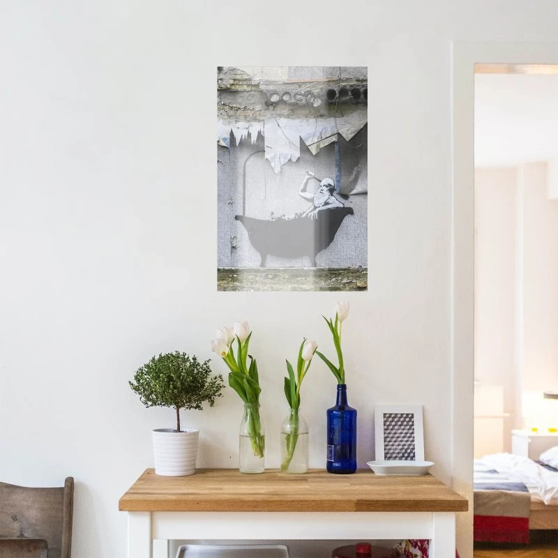 WandPoster Banksy badewanne, 50x70cm