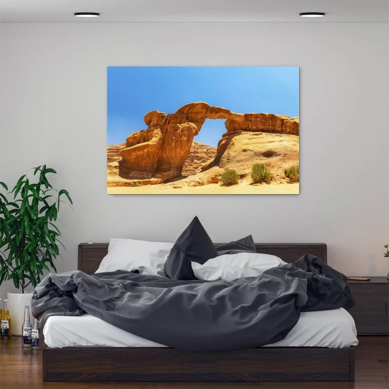 Berge & Gebirge Wadi Rum Wüste als XXL Alu-Dibond Bild 150x100cm