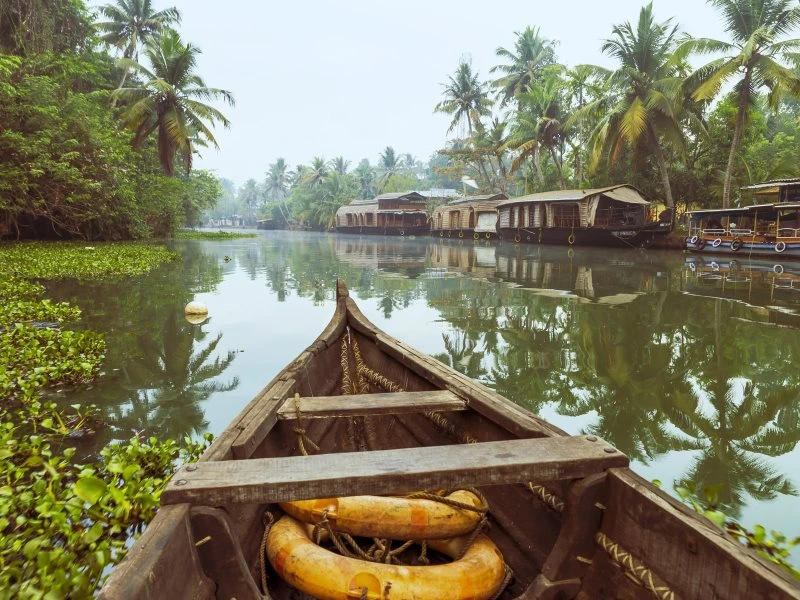 XXL WandPoster Flüsse & Seen Kumarakom Indien, 200x150cm