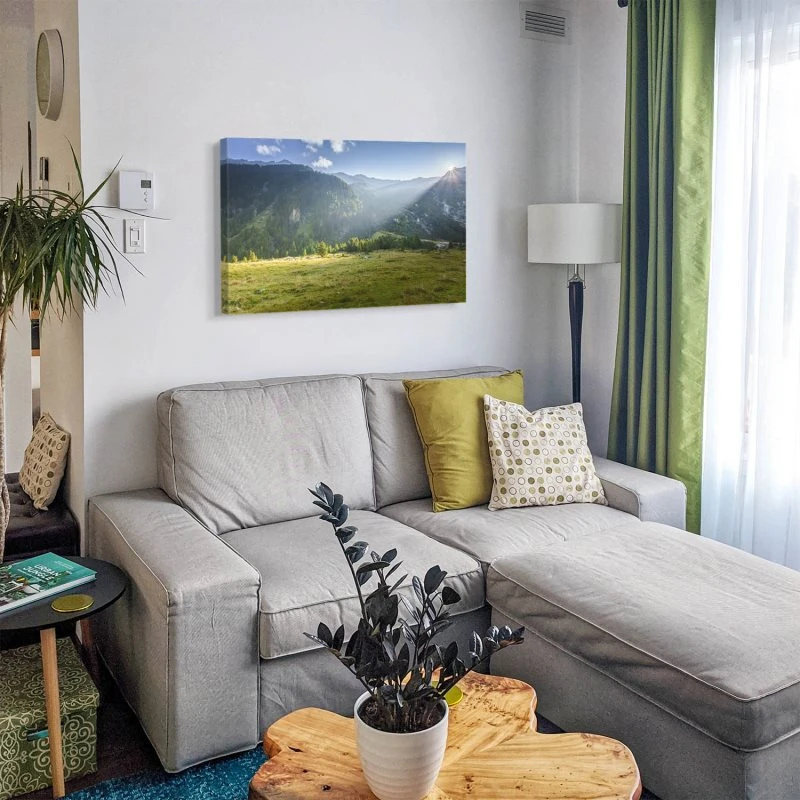 Keilrahmenbild Berge & Gebirge, Herbst Zillertal Tirol 90x60cm groß