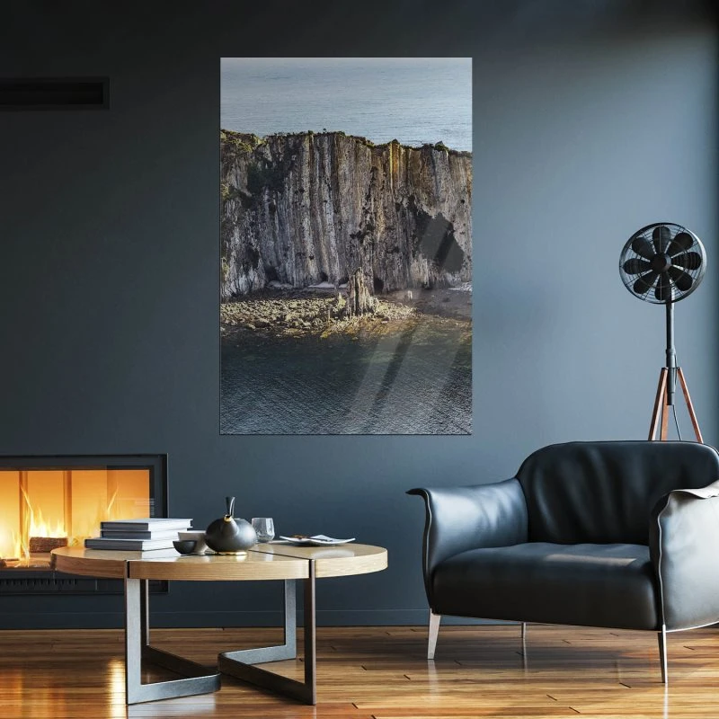 Poster 40x60cm im Hochformat, Silence Beach, Spanien Strand & Meer