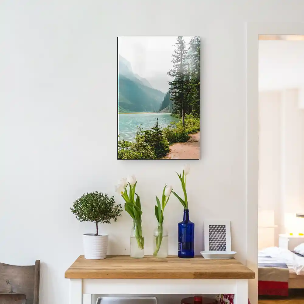 Hochformat Acrylglasverbund Bild, Flüsse & Seen Banff National Park Kanada in 80x120cm größe