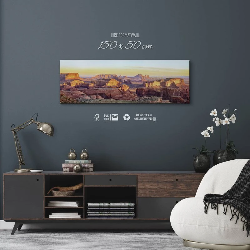 Keilrahmenbild 150x50cm, Berge & Gebirge Grand Canyon USA II