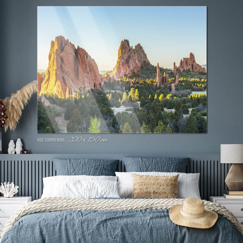 Berge & Gebirge Garden of the Gods USA als Acrylglasverbund Bild 200x150cm