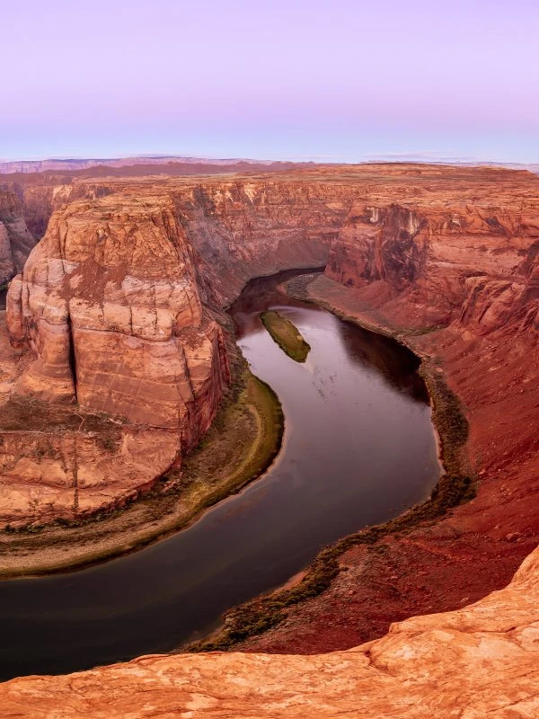 Poster 60x80cm groß, Flüsse & Seen Horseshoe Bend Arizona USA