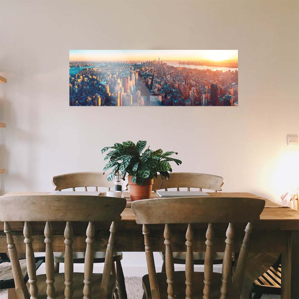 WandPoster Skyline Manhatten von oben, 50x50cm