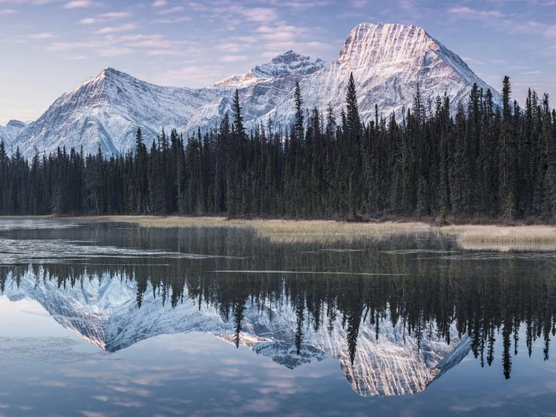 XXL Poster 200x150cm Berge & Gebirge Rocky Mountains Kanada