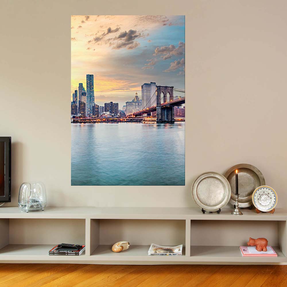 Skyline New York City Poster XXL 100x150cm im Hochformat