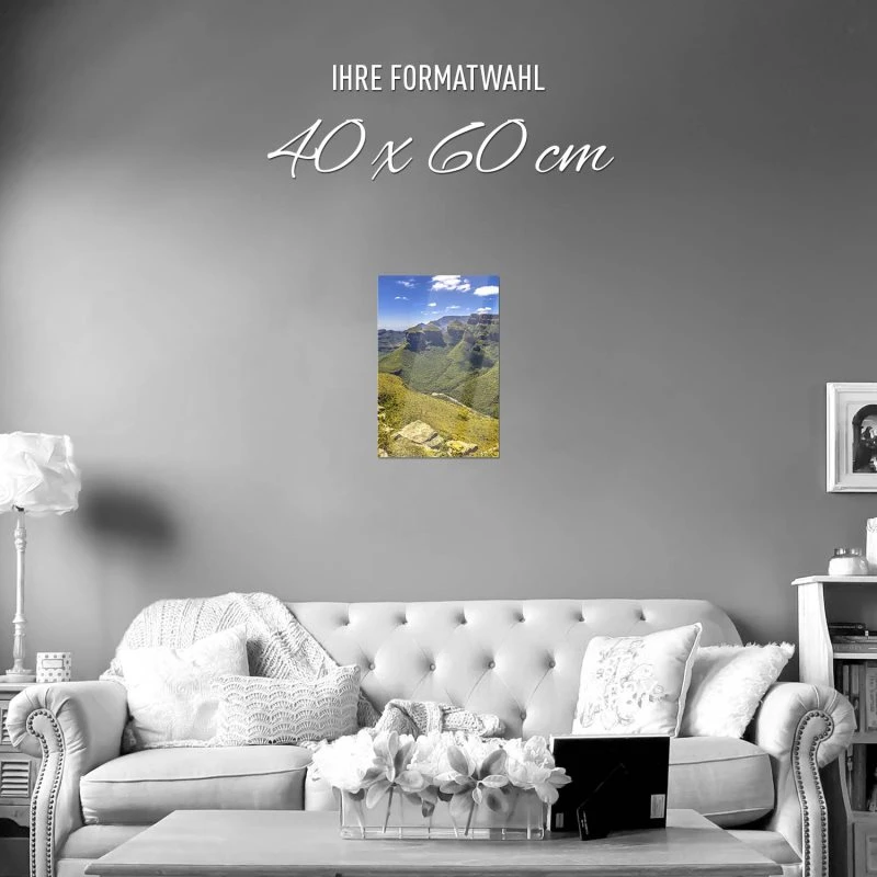 Poster 40x60cm im Hochformat, Blyde River Canyon Berge & Gebirge