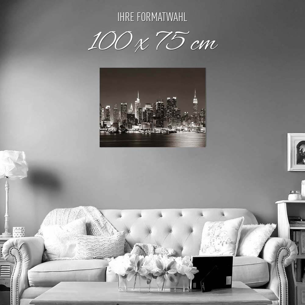 Poster New York City Skyline, 100x75cm groß