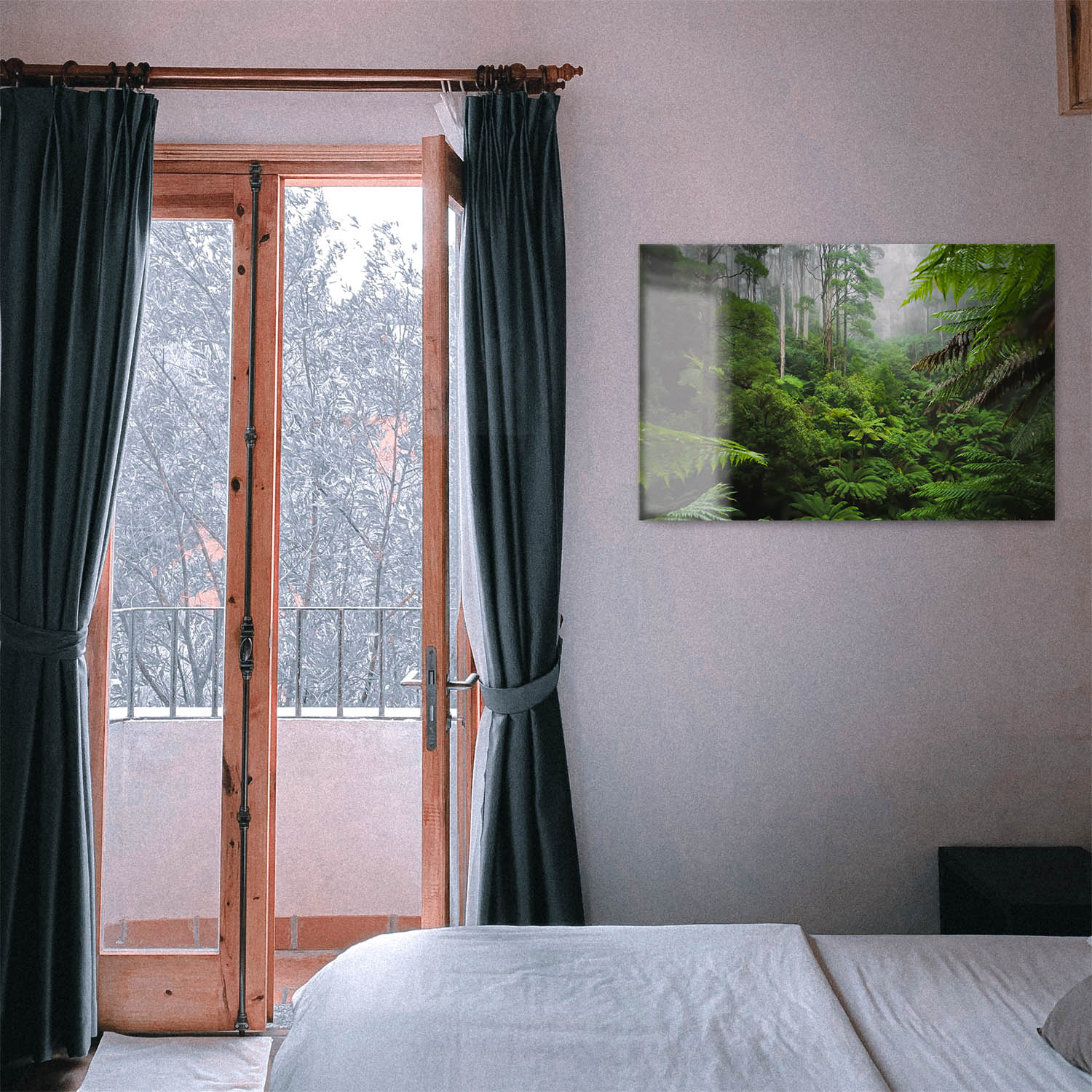 Panorama Acrylglasbild 180x90cm Regenwald Dschungeltraum