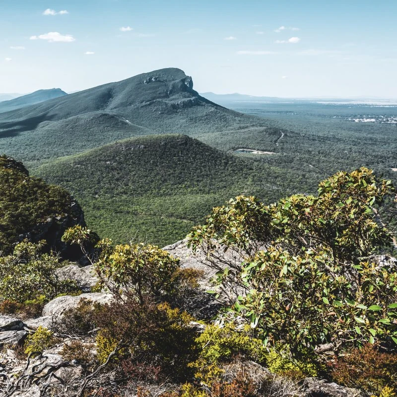 Berge & Gebirge Mount Abrupt Australien als Leinwand Bild 80x80cm