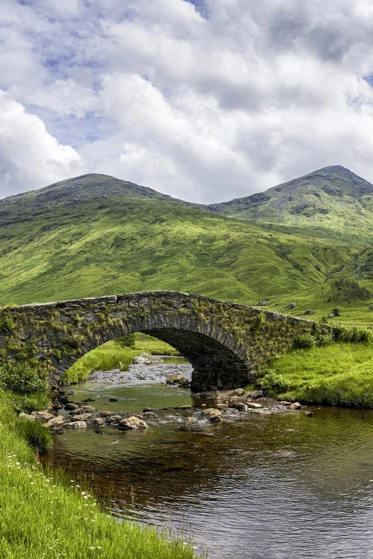Poster 40x60cm im Hochformat, Schottland Butter Bridge Berge & Gebirge
