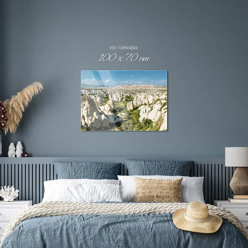 Berge & Gebirge Kappadokien Türkei als Acrylglasverbund Bild 100x70cm