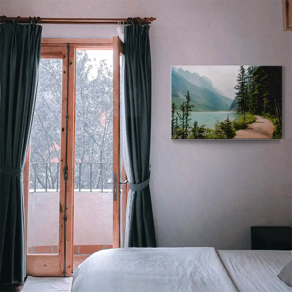 Keilrahmenbild Flüsse & Seen, Banff National Park Kanada 90x60cm groß