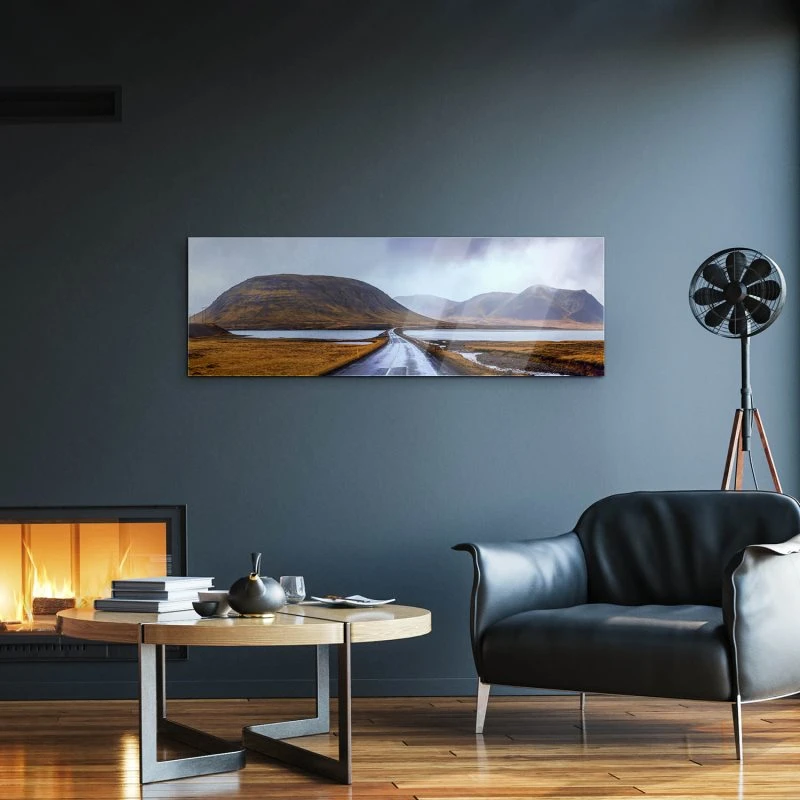 Acrylglasbild 150x50cm groß Berge & Gebirge Halbinsel Snæfellsnes Island