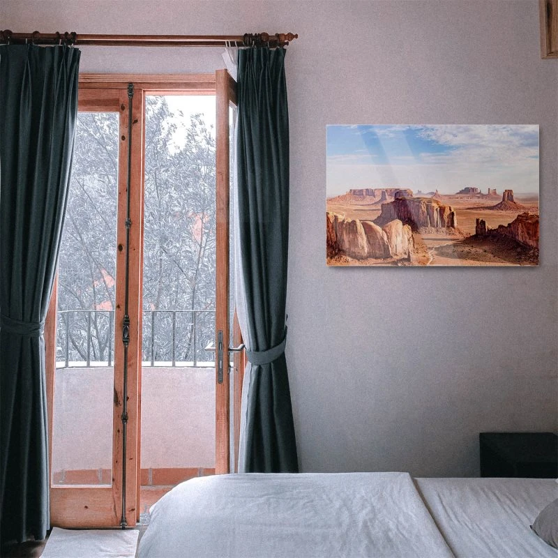 Berge & Gebirge Monument Valley USA als Acrylglasverbund Bild 100x70cm