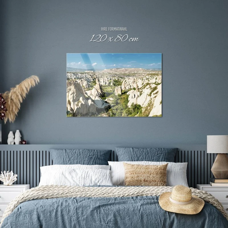 Berge & Gebirge Kappadokien Türkei als Acrylglasverbund Bild 120x80cm