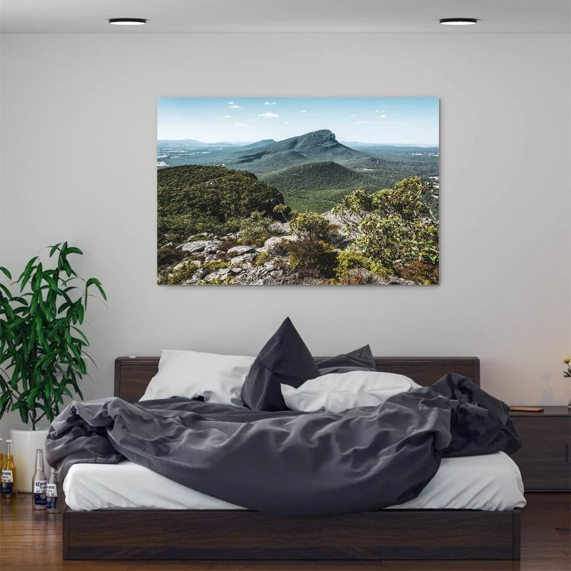Alu-Dibond Bild XXL, Berge & Gebirge Mount Abrupt Australien 160x120cm groß