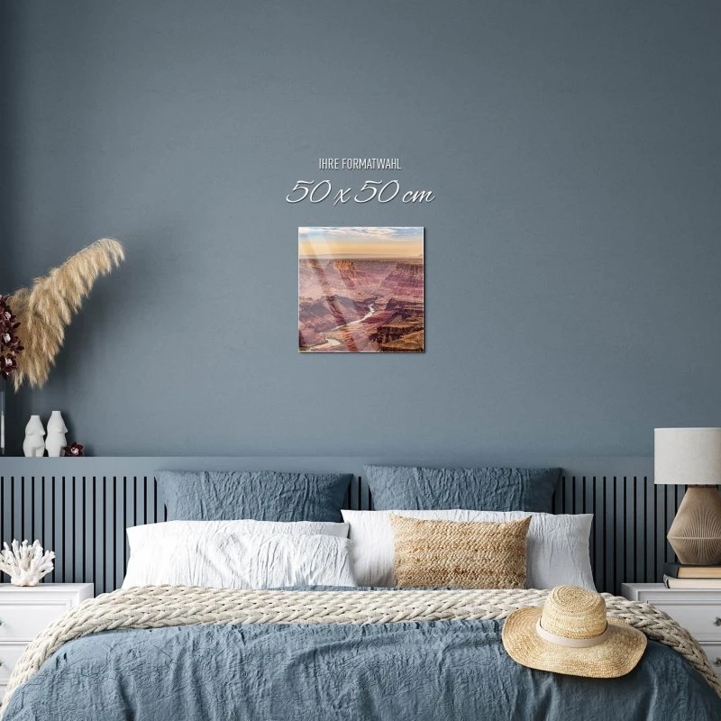 Berge & Gebirge Grand Canyon USA als Acrylglasverbund Bild 50x50cm