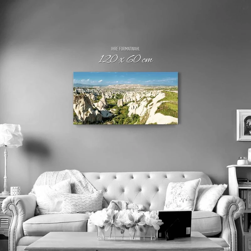 Berge & Gebirge Kappadokien Türkei als Alu-Dibond Bild 120x60cm