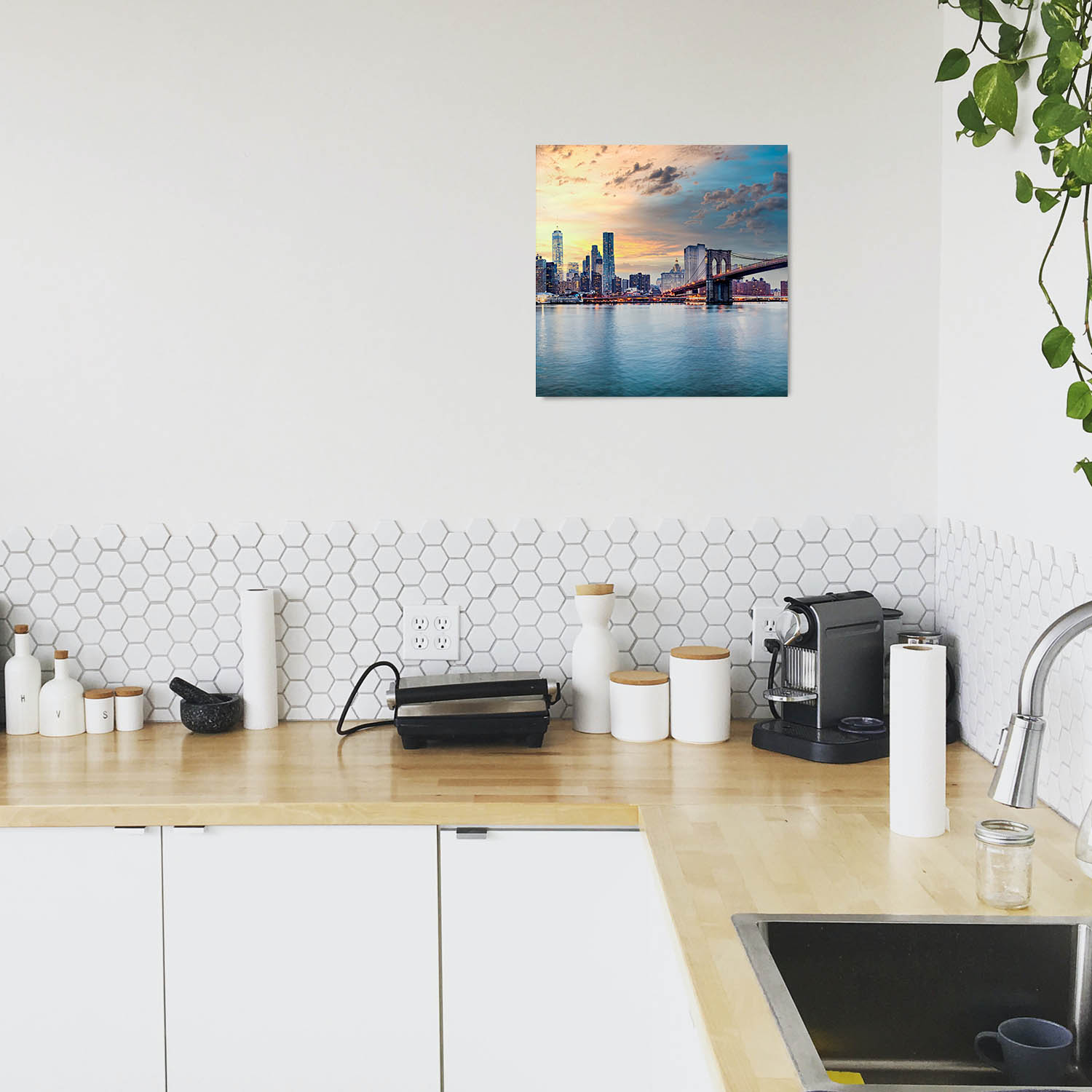 Skyline New York City als Poster 160x120cm