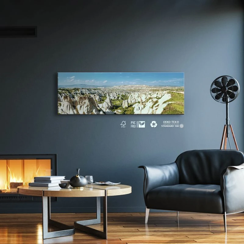 Berge & Gebirge Kappadokien Türkei als Leinwand Bild 150x50cm