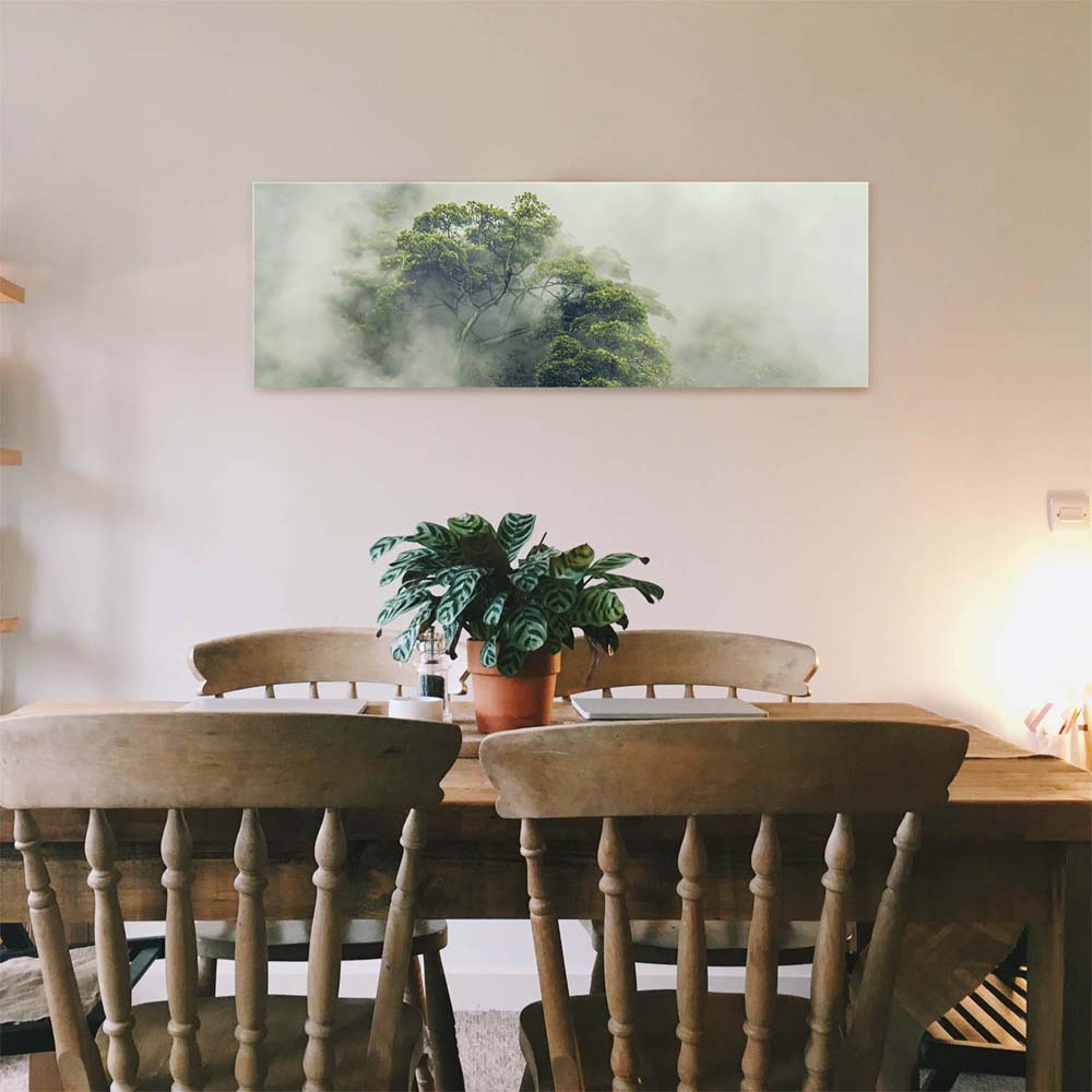 Panorama Acrylglasbild 180x90cm Regenwald Baumkrone