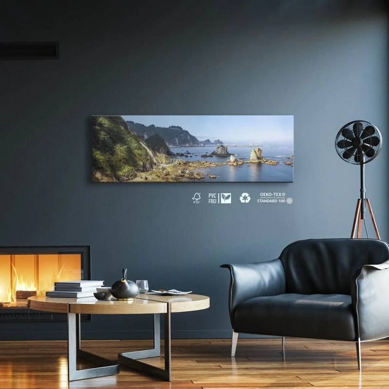 Keilrahmenbild 150x50cm, Strand & Meer Silence Beach