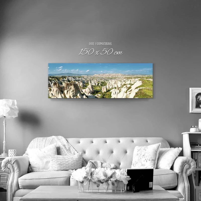 Alu-Dibond Bild 150x50cm groß Berge & Gebirge Kappadokien Türkei