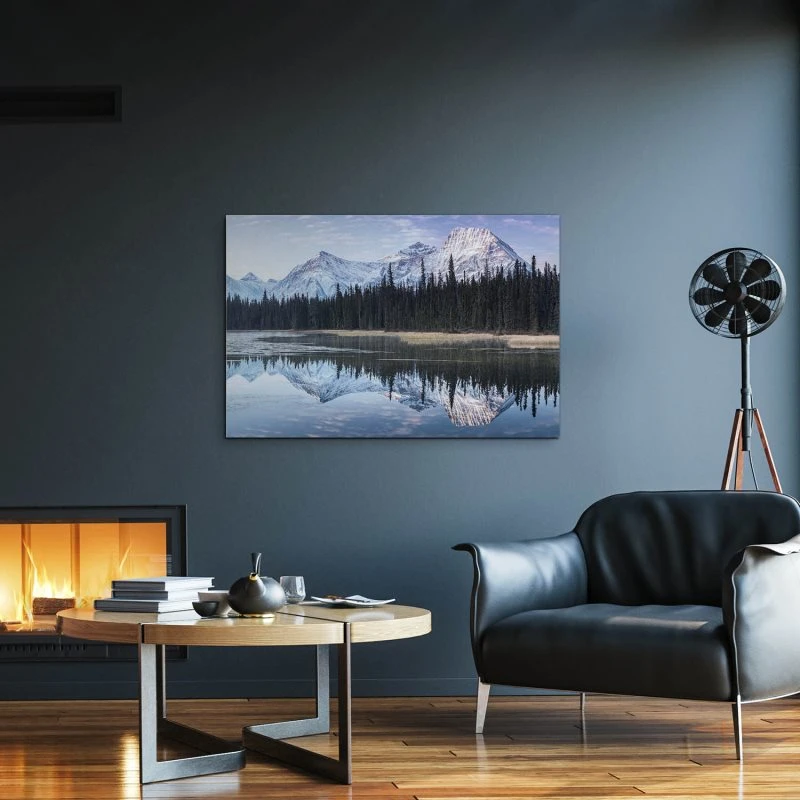 Berge & Gebirge Rocky Mountains Kanada als Alu-Dibond Bild 120x80cm
