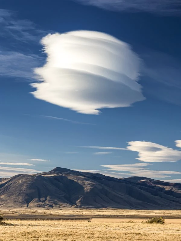 WandPoster Berge & Gebirge Wolken in Patagonien, 60x80cm