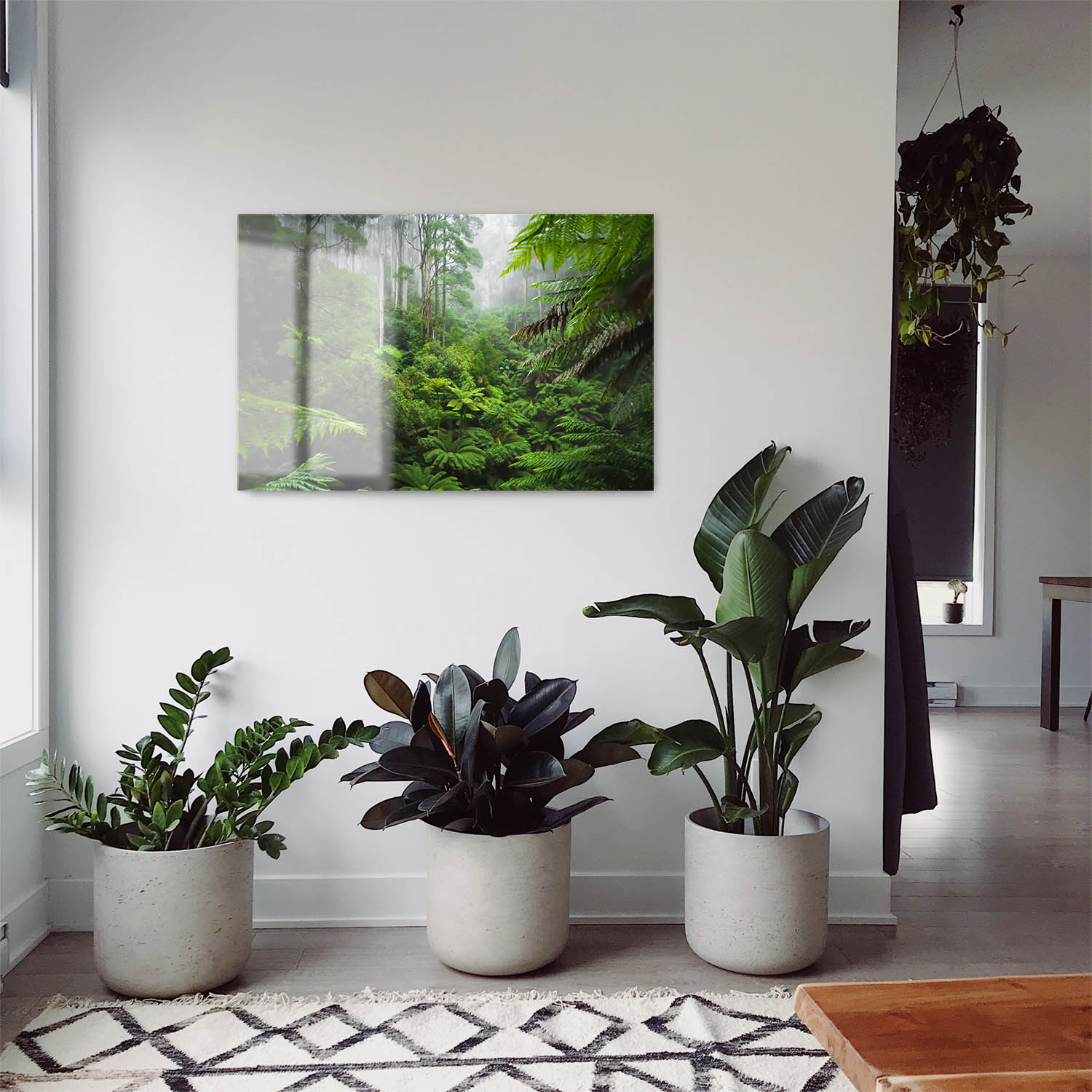 Panorama Acrylglasbild 180x90cm Regenwald Dschungeltraum
