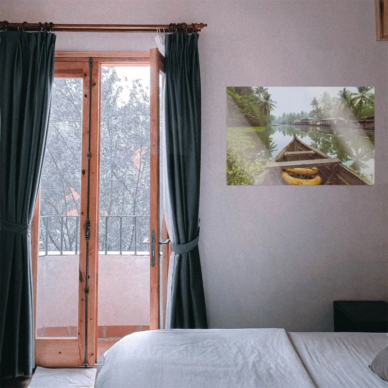 WandPoster 90x60cm Kumarakom Indien, Flüsse & Seen