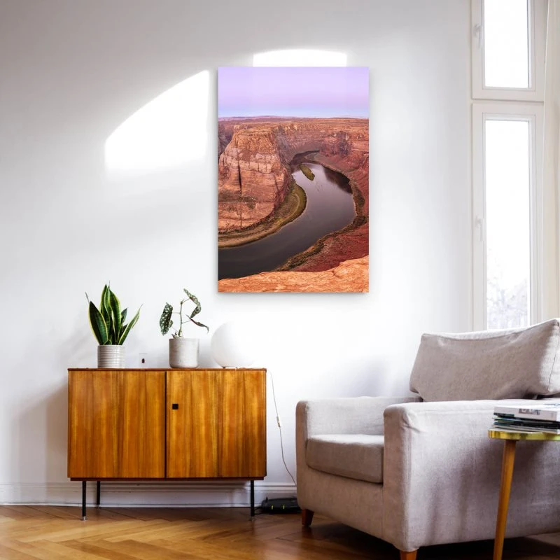 Poster 40x60cm im Hochformat, Horseshoe Bend Arizona USA Flüsse & Seen