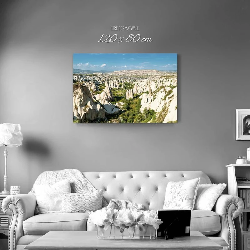 Berge & Gebirge Kappadokien Türkei als Alu-Dibond Bild 120x80cm