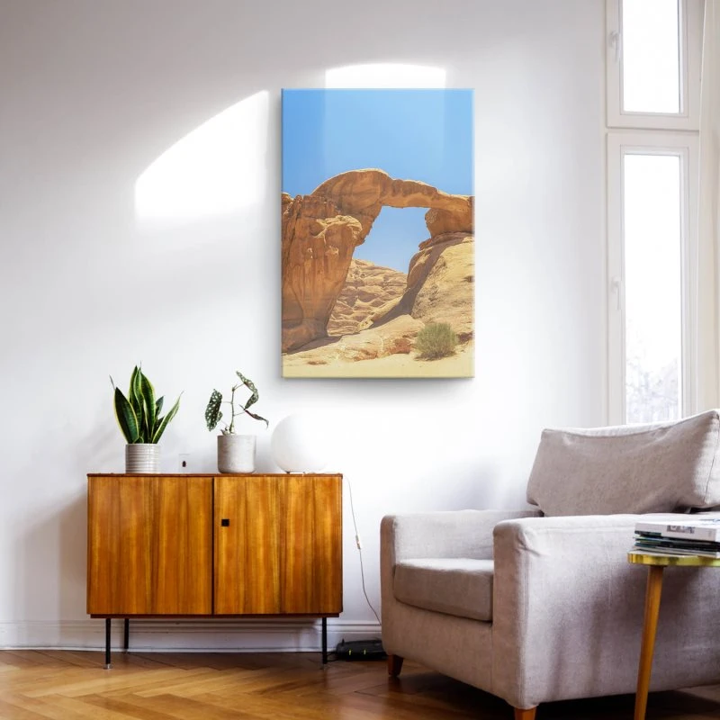 Keilrahmenbild Hochformat, Berge & Gebirge, Wadi Rum Wüste 60x90cm groß