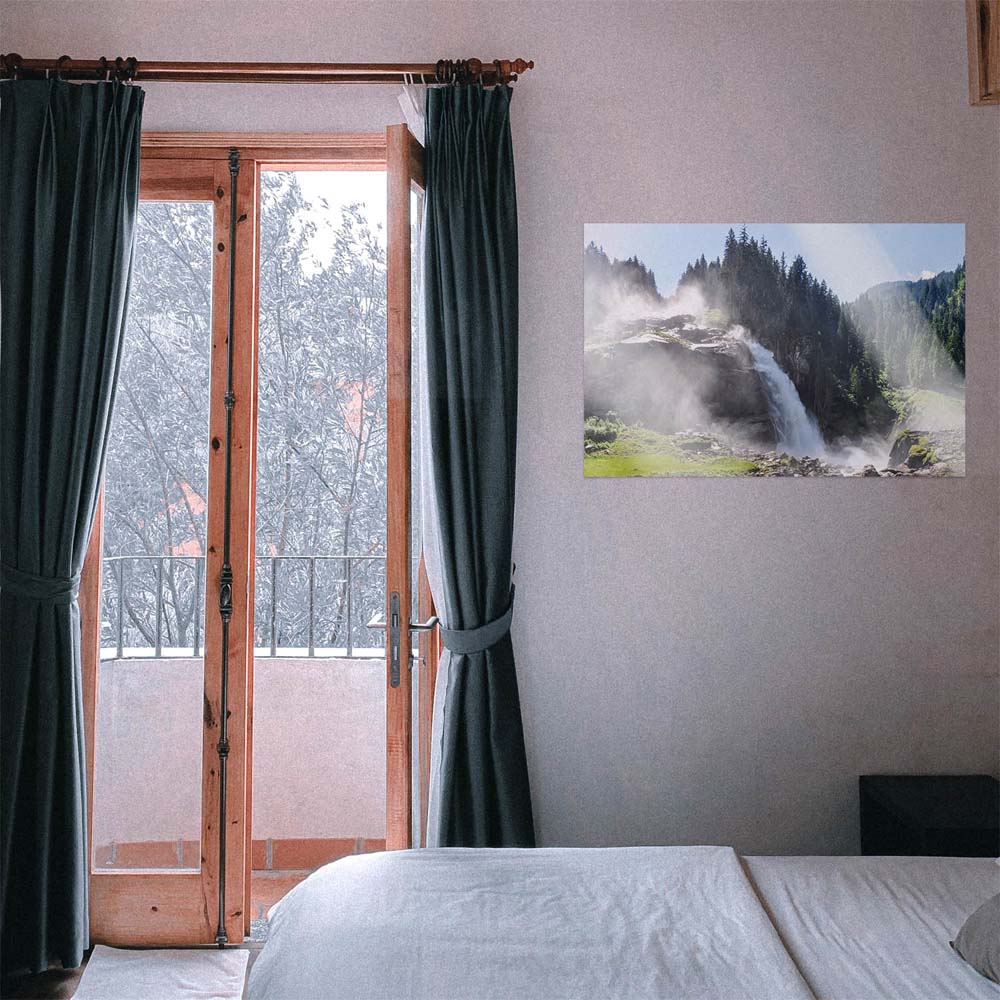 WandPoster Wald & Bäume Krimmler Wasserfälle, 50x50cm